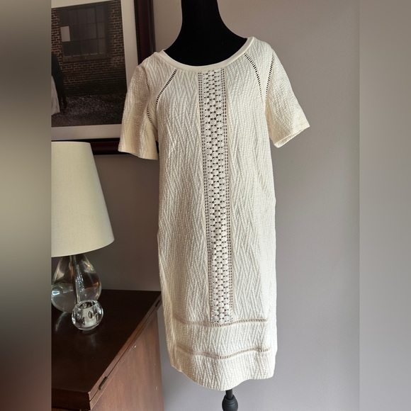 Marc By Marc Jacobs Cream Textured Dress - Picture 1 of 11